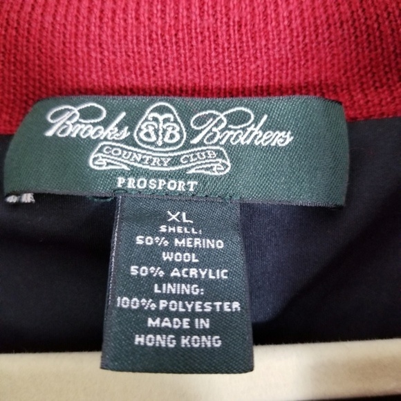 Brooks Brothers Mens Red Merino Wool Jacket - Picture 7 of 8